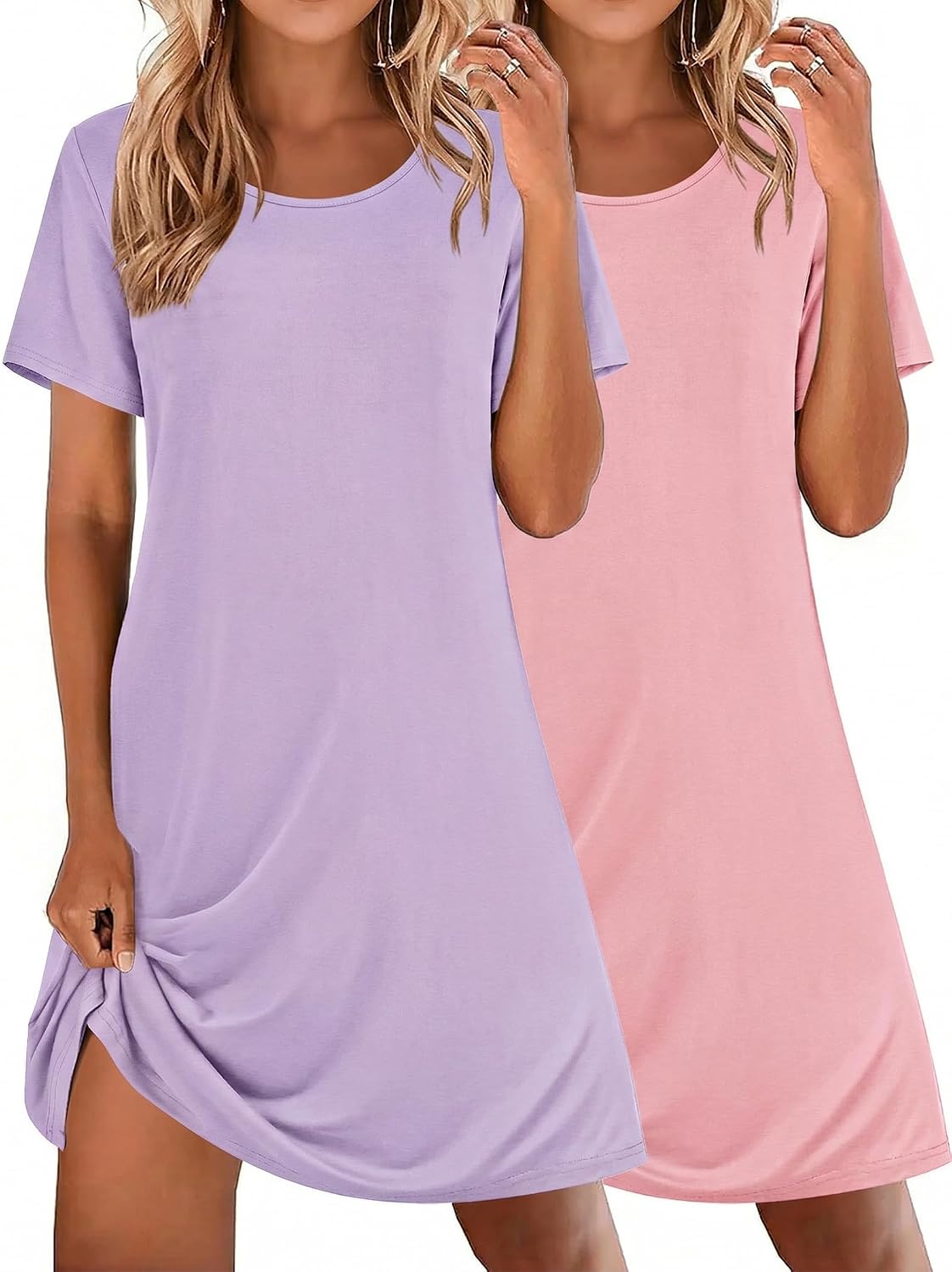 Thumbnail 6 de Ekouaer Women's Nightgowns 2-Pack