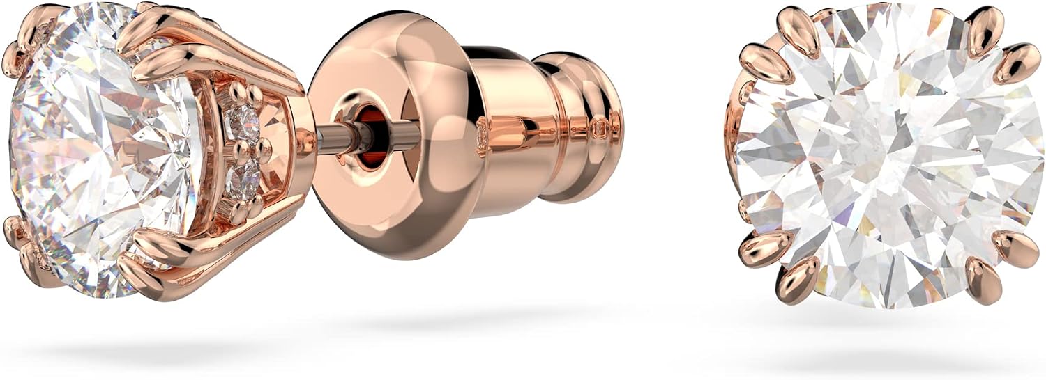 Detalle 2 de Swarovski Stilla Ohrringe Rosé Vergoldete Ohrstecker