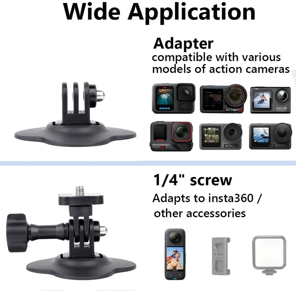 Detalle de YEHOLDING 2 Kit Soporte Adhesivo flexible para Insta360 X5