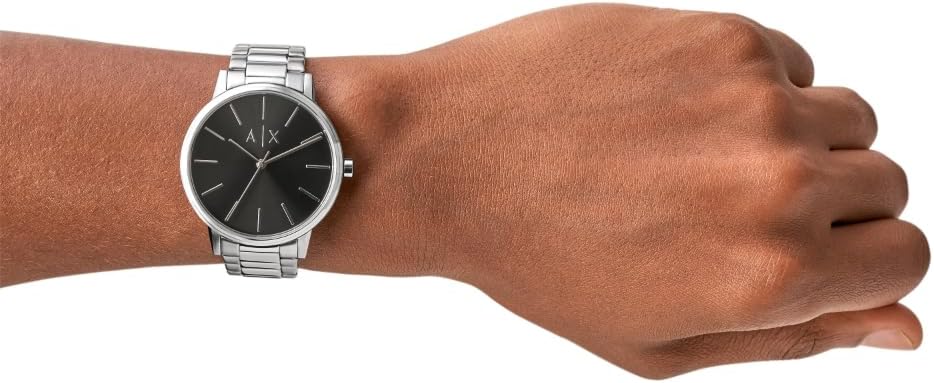 Thumbnail 4 de Armani Exchange Herrenuhr – Edelstahlgehäuse 42 mm, Quarz, analoge Anzeige, 50 m Wasserdicht