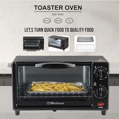 Thumbnail 5 de Belaco BTO-108 Mini 9L Toaster Oven: Compact, Practical Tabletop Oven for Small Spaces