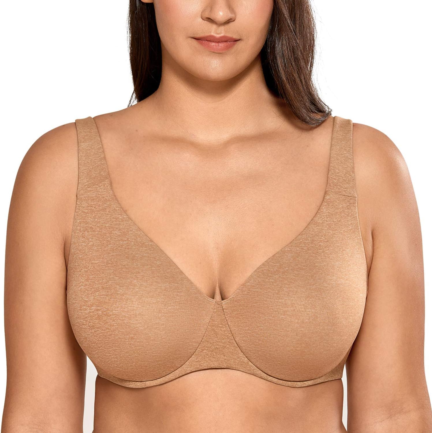 Thumbnail 2 de DELIMIRA Femme Soutien-Gorge Minimiseur Forte Poitrine Invisible Grande Taille avec Armature