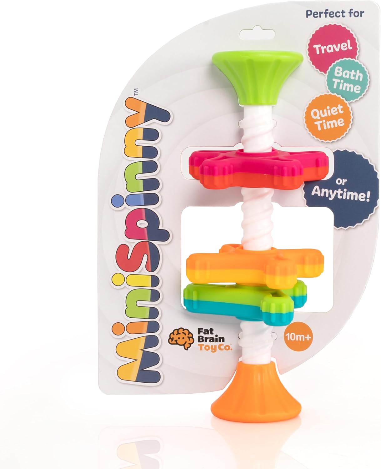 Thumbnail 1 de Fat Brain Toys MiniSpinny FA134-1 赤ちゃん用スピナー知育玩具 10ヶ月以上・3つの回転パーツ