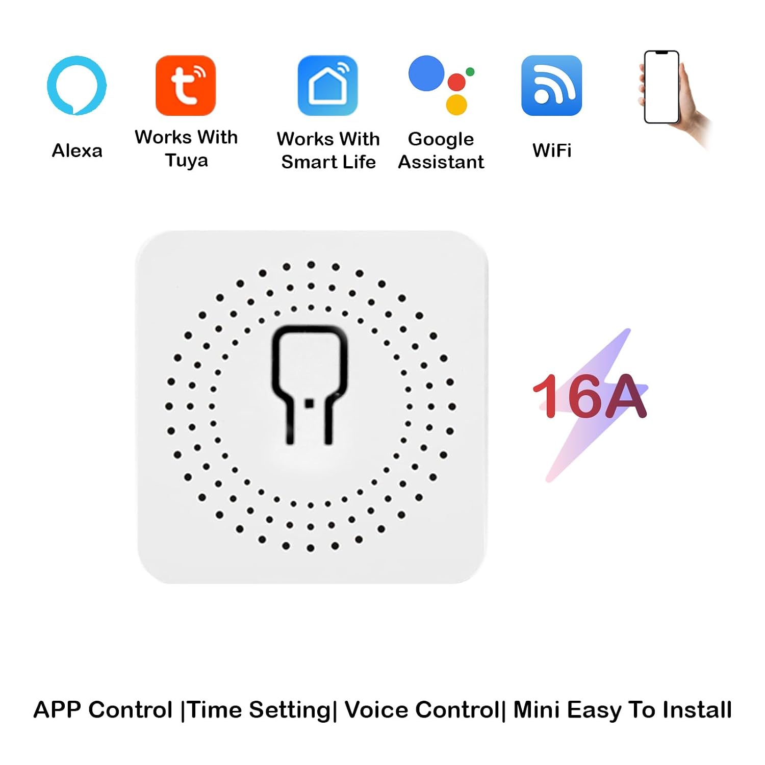 Detalle 2 de SOARFLY Interruptor Inteligente WIFI 16A