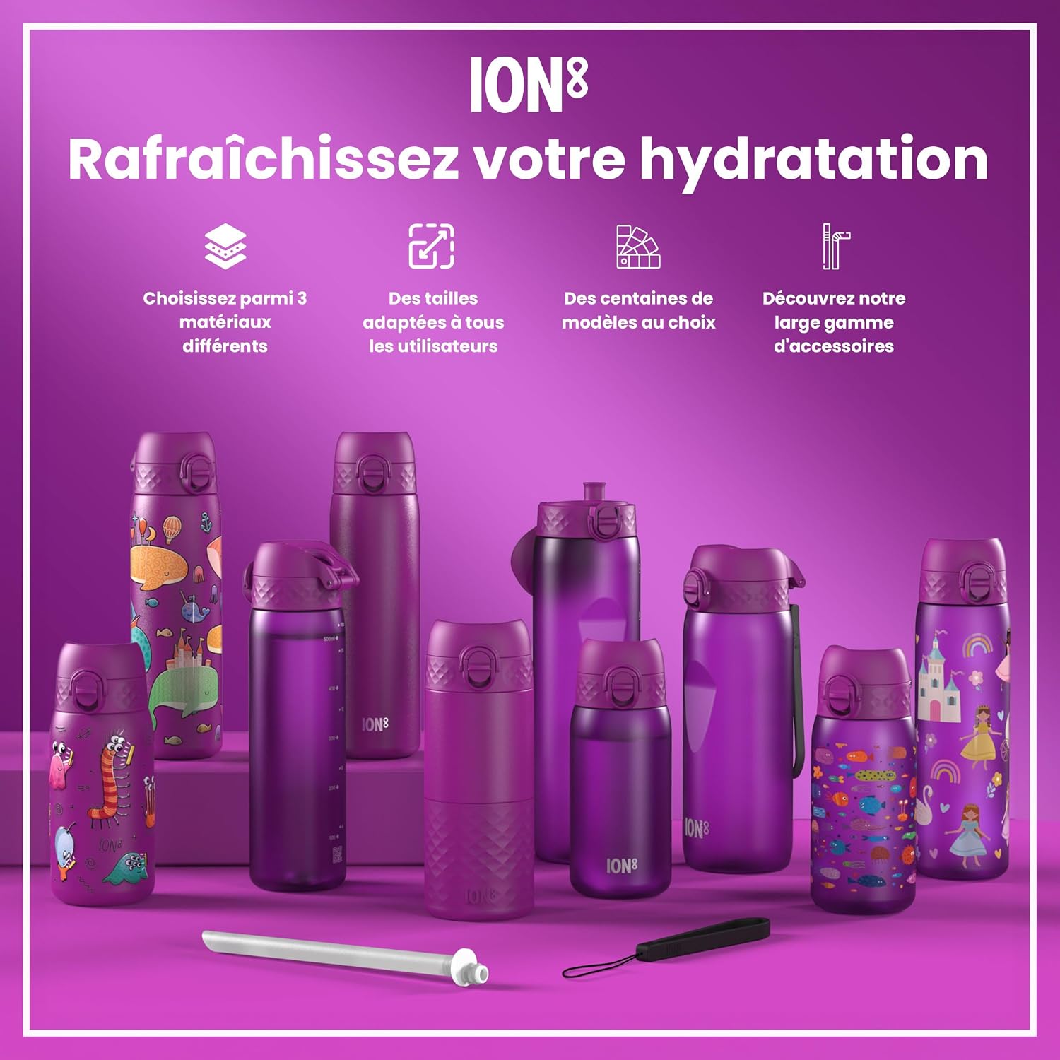 Thumbnail 6 de Ion8 Gourde Enfant 400ml 🥤