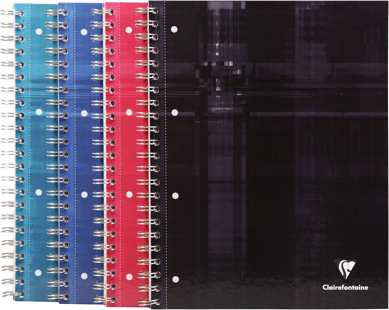 Thumbnail 4 de Clairefontaine 8211C Lot de 5 Cahiers Bind'O Block A4+ 22,5 x 29,7 cm — 160 Pages détachables perforées (Grands Carreaux Cadrées) — Couverture Rigide