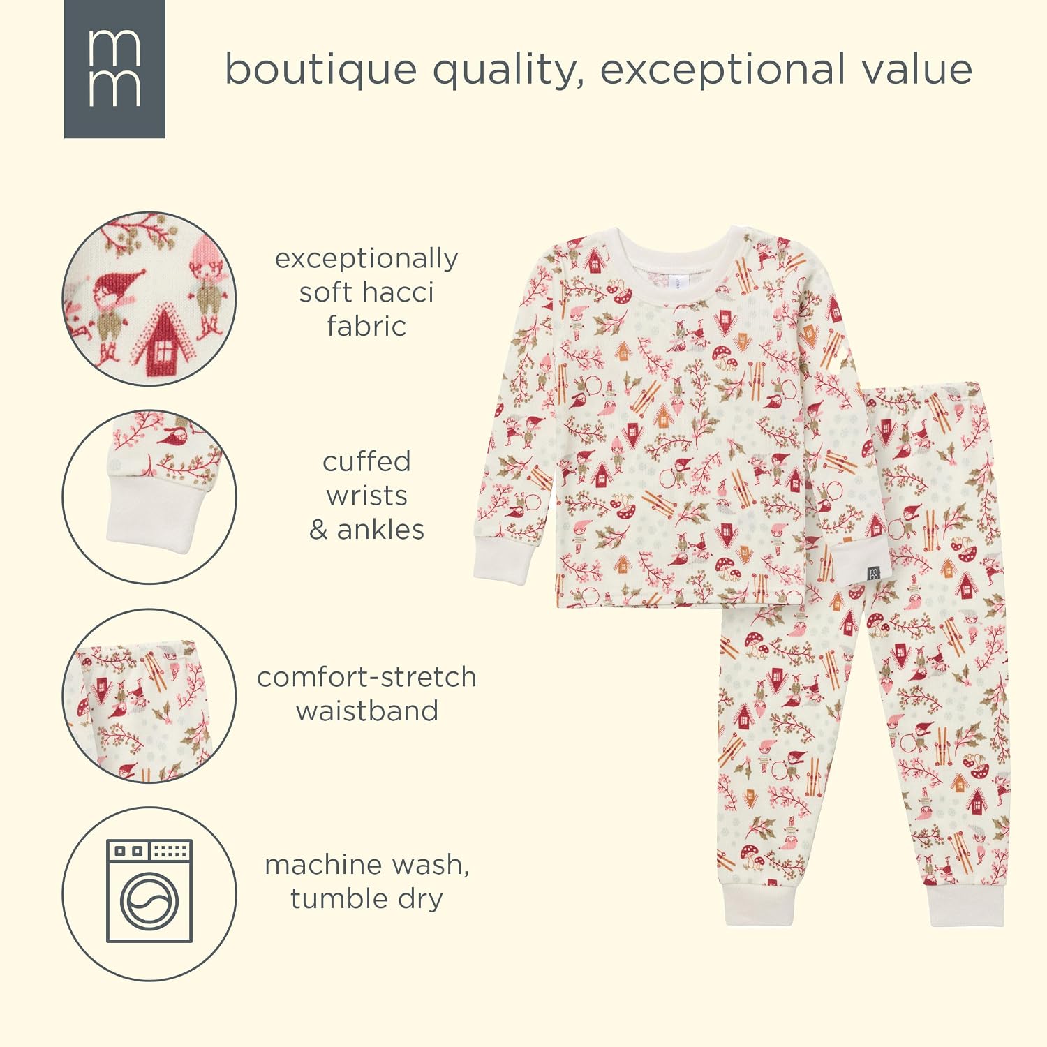 Thumbnail 6 de Modern Moments by Gerber Baby Footless Pajamas, 2T