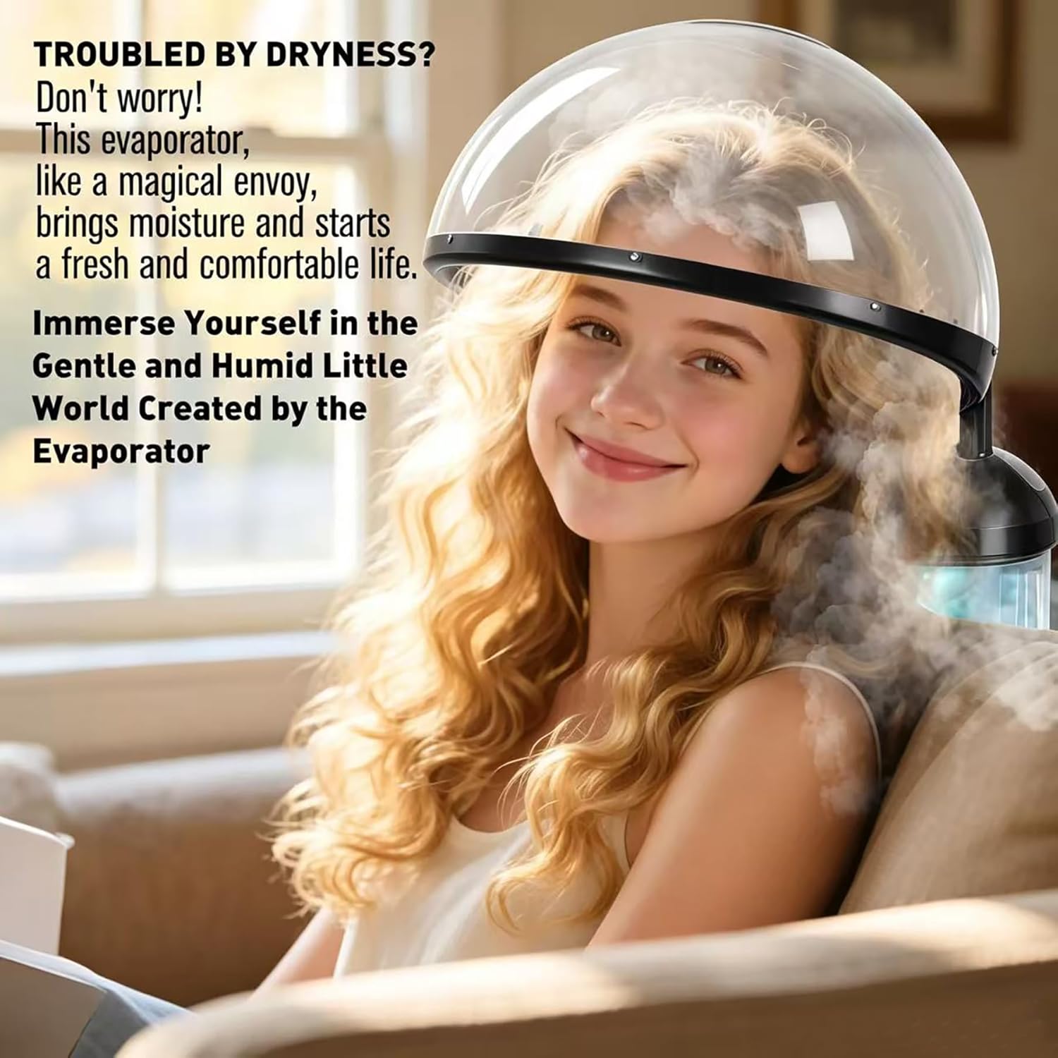 Thumbnail 2 de KINLITO 2-in-1 Hair and Face Steamer: All-in-One Deep Care for Hair and Skin