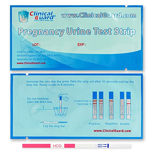 Thumbnail 7 de Clinical Guard Pregnancy Tests Strips — 25 Count, Sensitive & Fast HCG Test Strips for Home Use