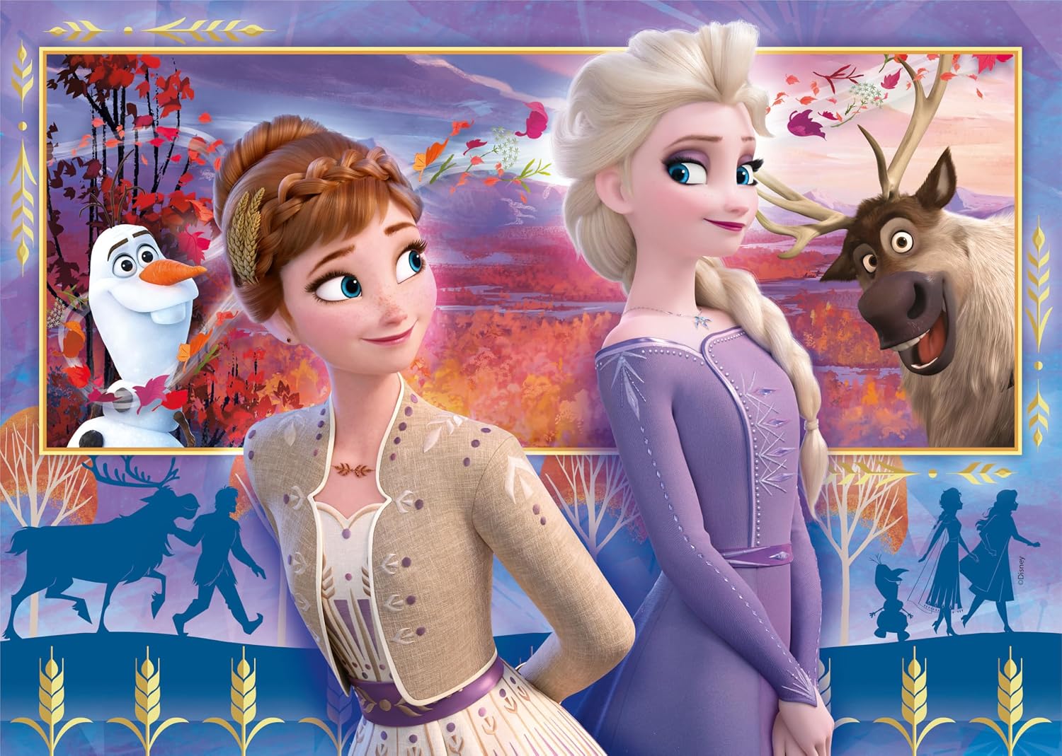 Thumbnail 3 de Clementoni 21609 Supercolor „Frozen 2“ – Kinderpuzzle mit 2 × 60 Teilen (ab 4 Jahren)