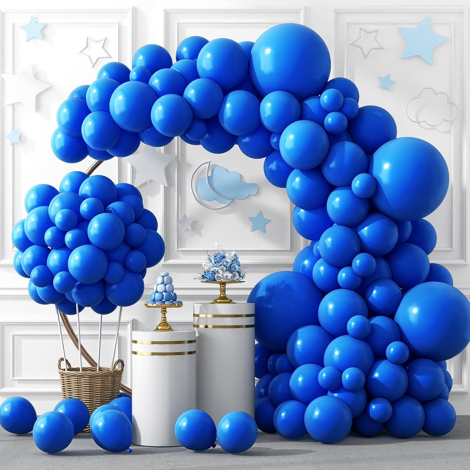 Detalle de Rubfac Dark Blue Balloon Pack 129 pcs ๐