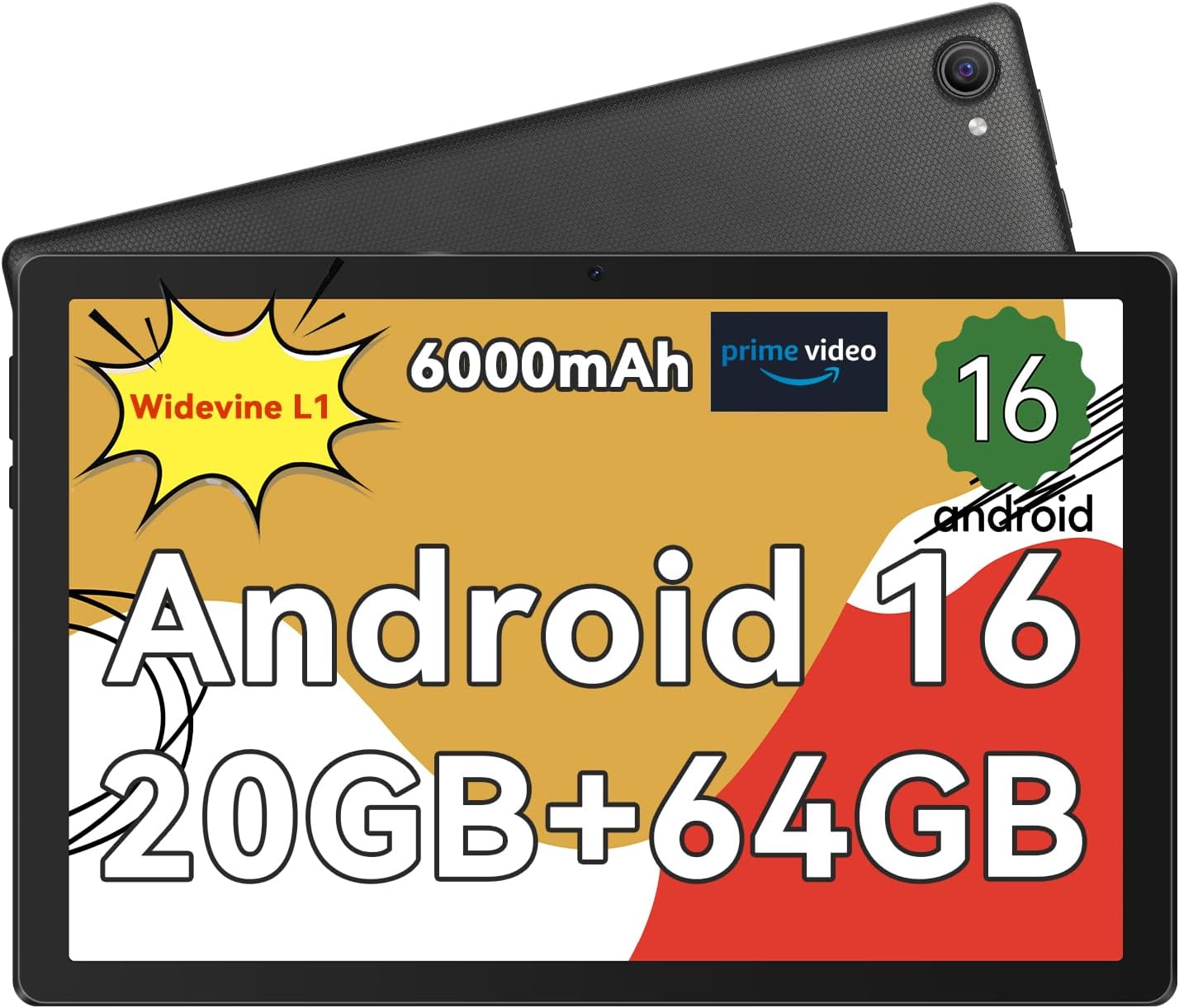 Imagen de Gleeso Tablet 10 inch with Android 15 and Octa-Core Performance en OfertitasTOP