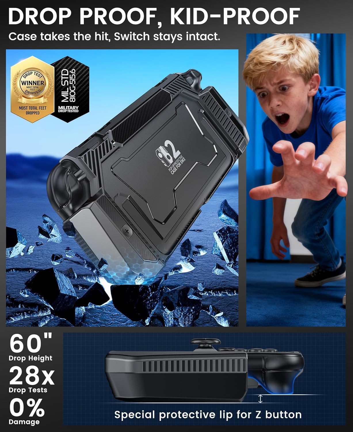 Thumbnail 4 de BEBONCOOL Gaming Dockable Case for Nintendo Switch 2