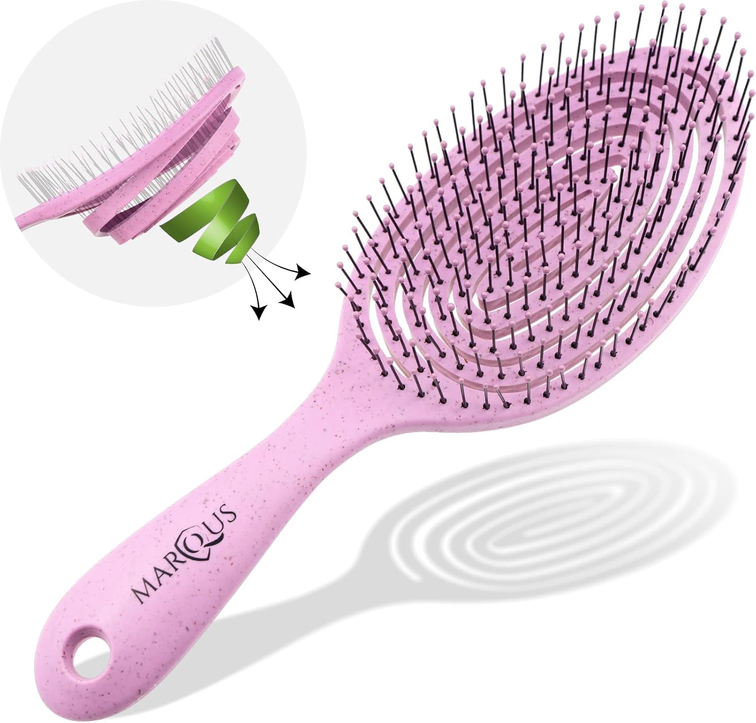 Thumbnail 6 de Spazzola Districante per Capelli Biodegradabile Vegana – Magenta Blush