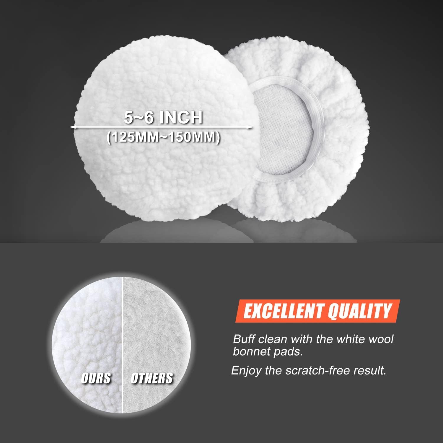 Detalle 2 de POLIWELL 6 Inch Polishing Pads Kit 11PCS