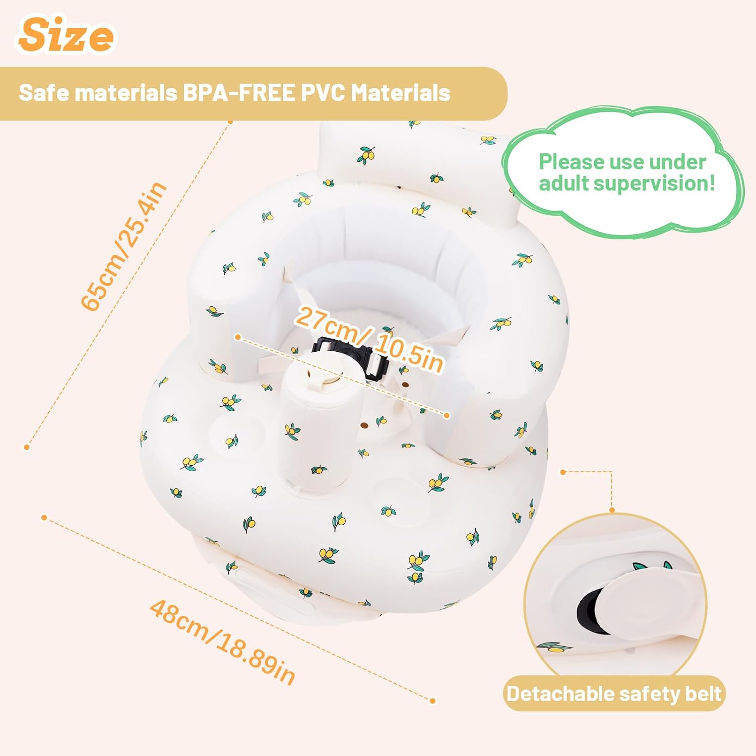 Thumbnail 6 de AirSwim Baby Inflatable Seat 3‑Point Harness