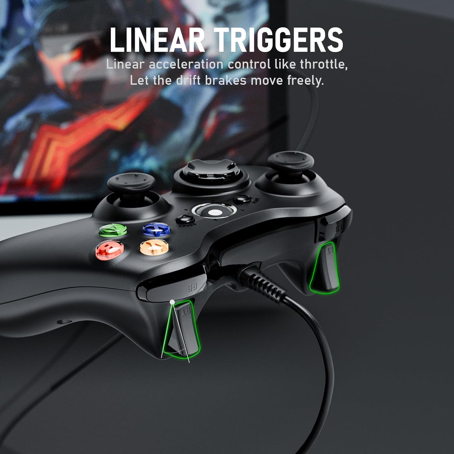Thumbnail 5 de Controller 2er-Pack USB Gamepad – kompatibel mit Xbox 360 und PC (Win XP–10)