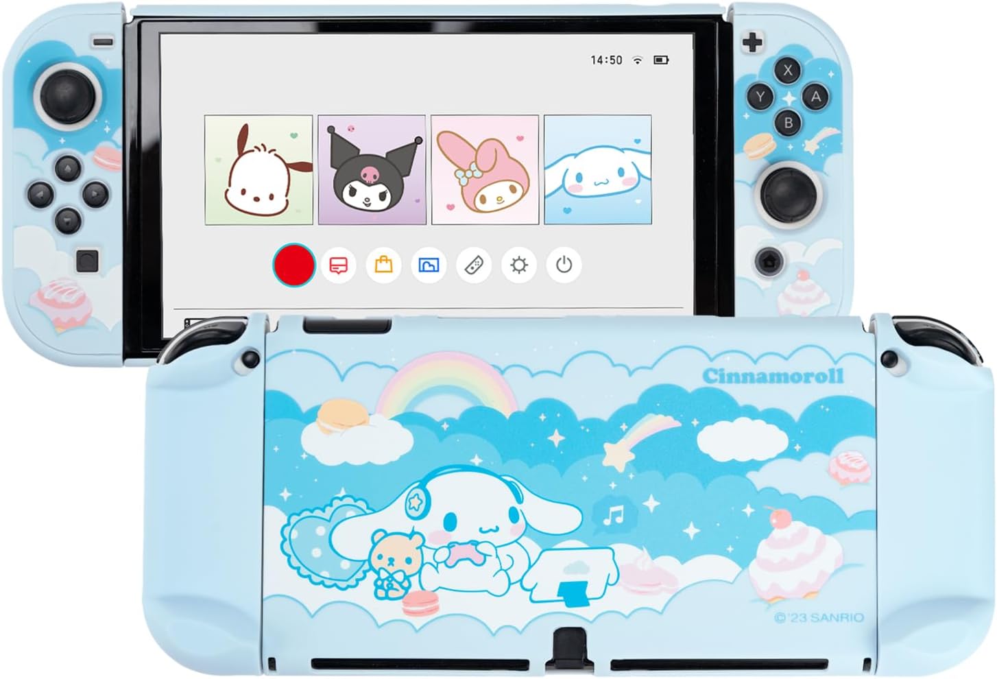 Detalle de Switch OLED hard case, anti-scratch PC cover