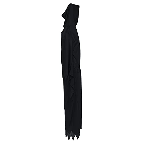 Thumbnail 2 de Fun World Ghost Face Style Adult Costume Set with Black Hooded Robe and Mask