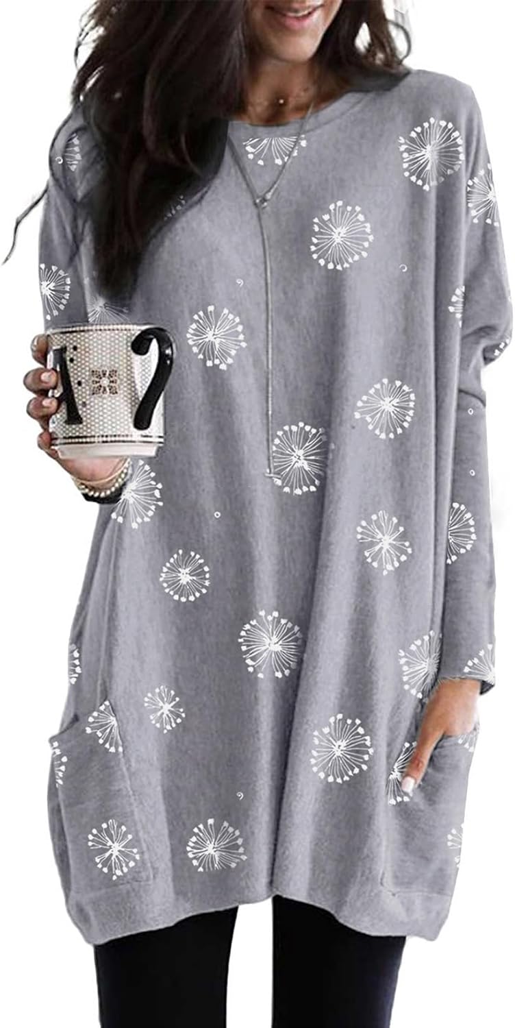 Detalle 2 de Dokotoo Womens Winter Pullover Sweatshirt Dress