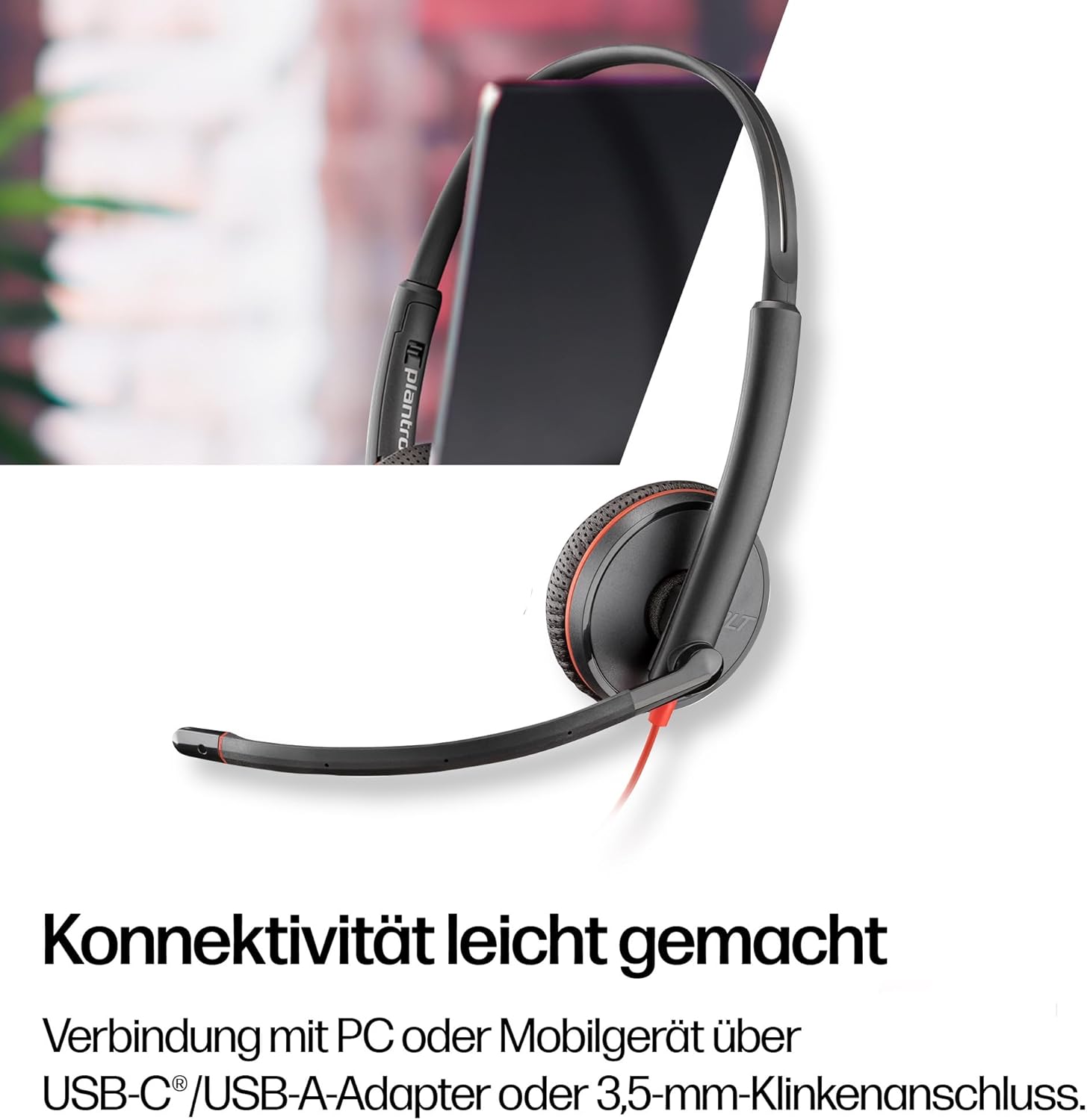 Thumbnail 4 de Poly Blackwire 3225 Headset für Büro