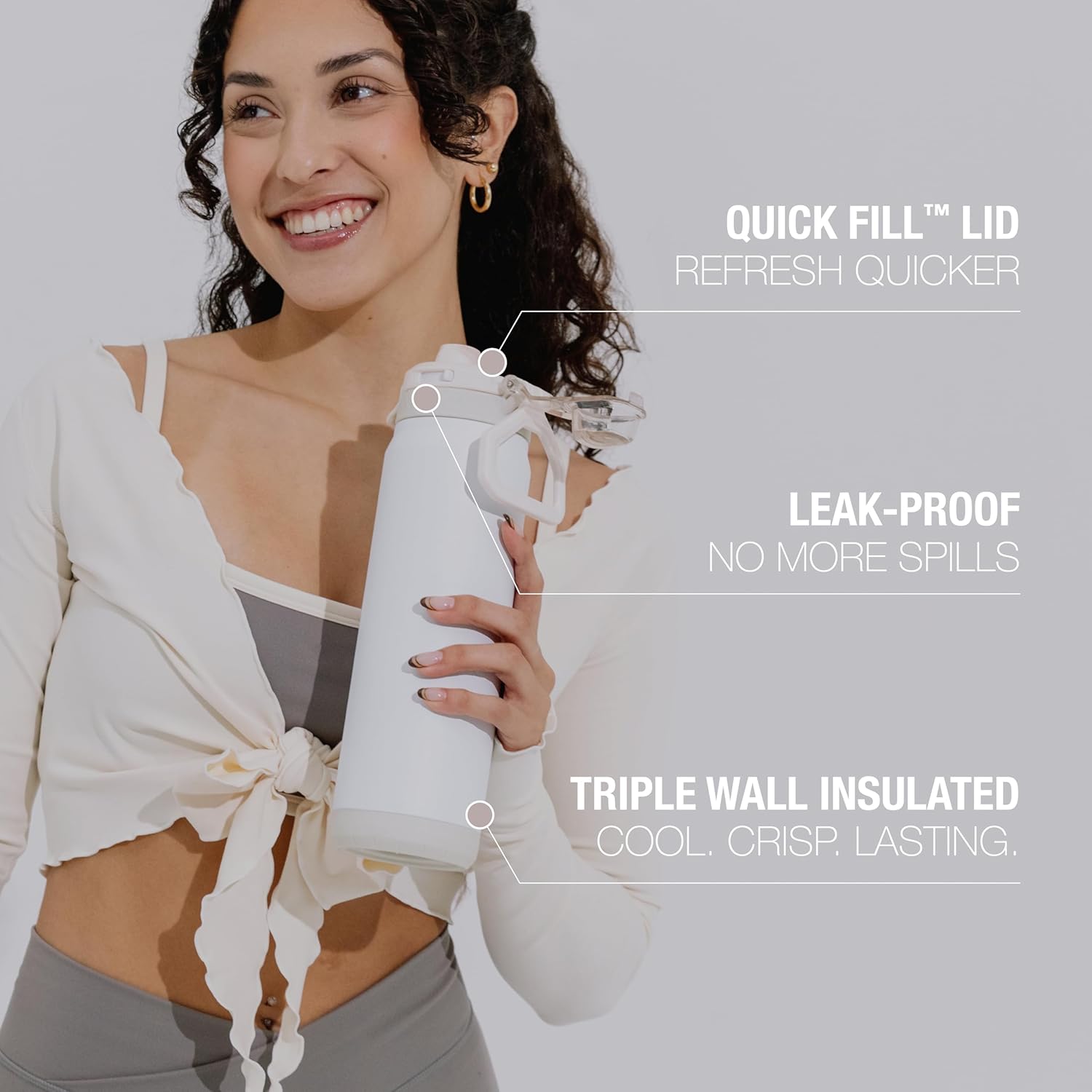 Detalle 2 de ZULU Powerfill Pro 32oz Bottle 🥤
