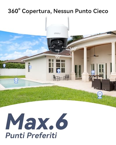 Detalle 2 de Imou 5MP Telecamera WiFi Esterno Senza Fili con Pannello Solare: sicurezza continua e wireless