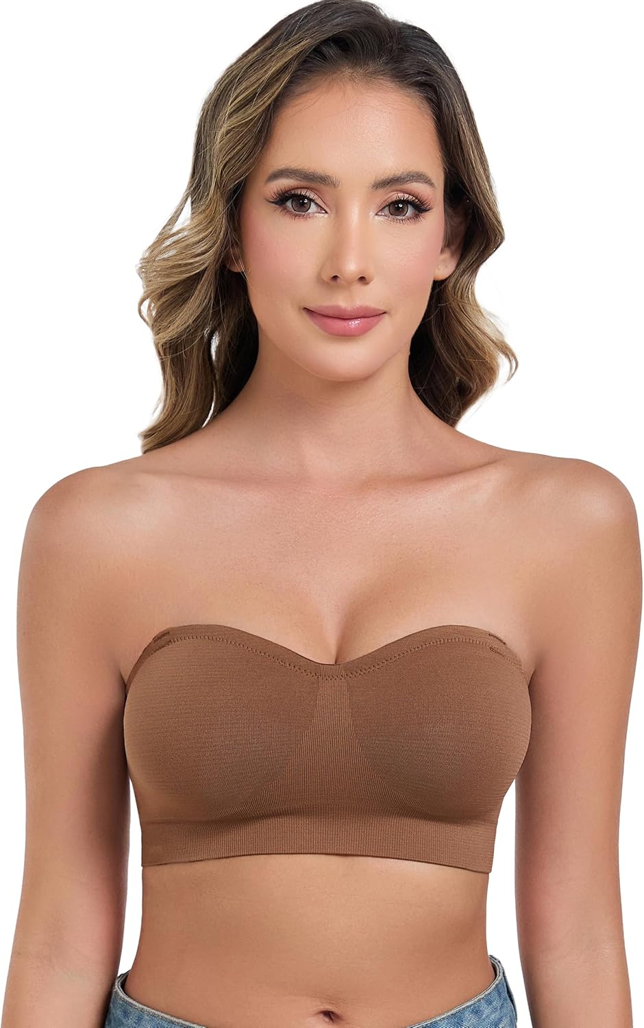Thumbnail 6 de ANGOOL Strapless Bra with Non-Slip Grip and Padded Bandeau