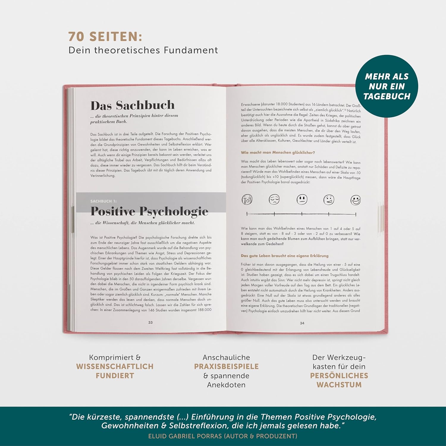 Detalle 2 de 6-Minuten® Tagebuch 2026 für Erwachsene 📓