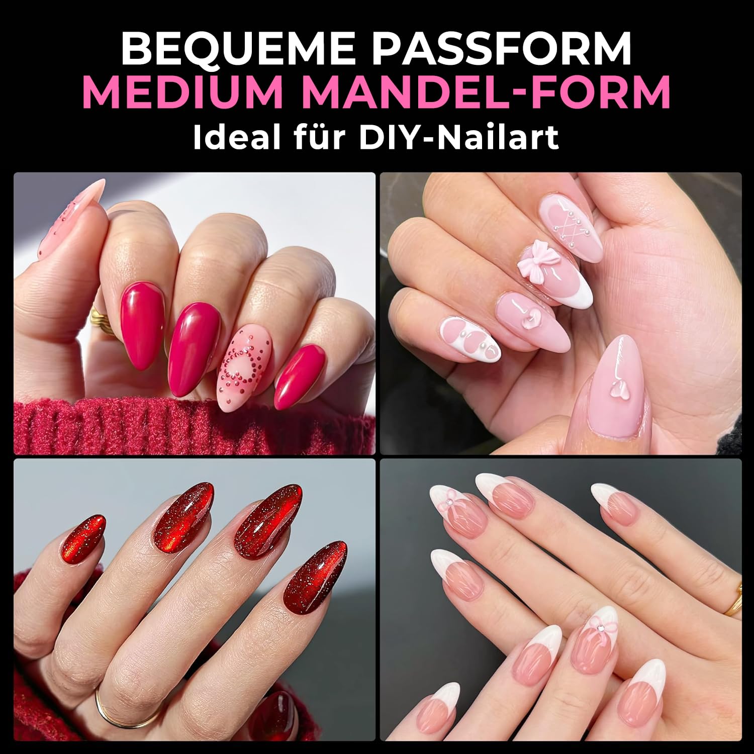 Thumbnail 1 de UNA GELLA Mandel Nail Tips 216 Stück 💅