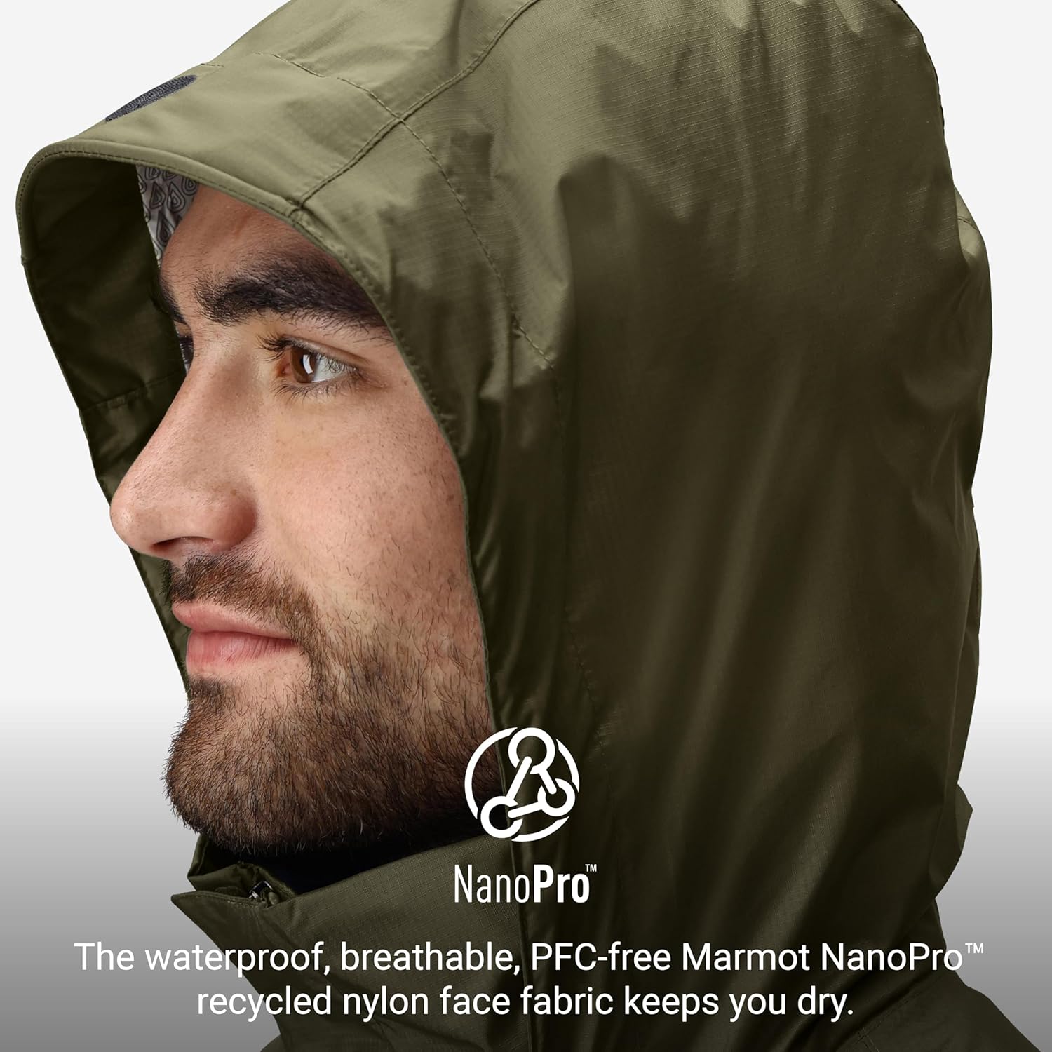 Detalle de MARMOT Men's Precip Eco Waterproof Rain Jacket
