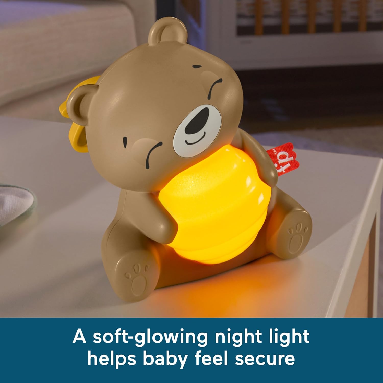 Detalle de Fisher Price Beary Soothing Portable Sound Machine: Gentle bedtime companion for newborns