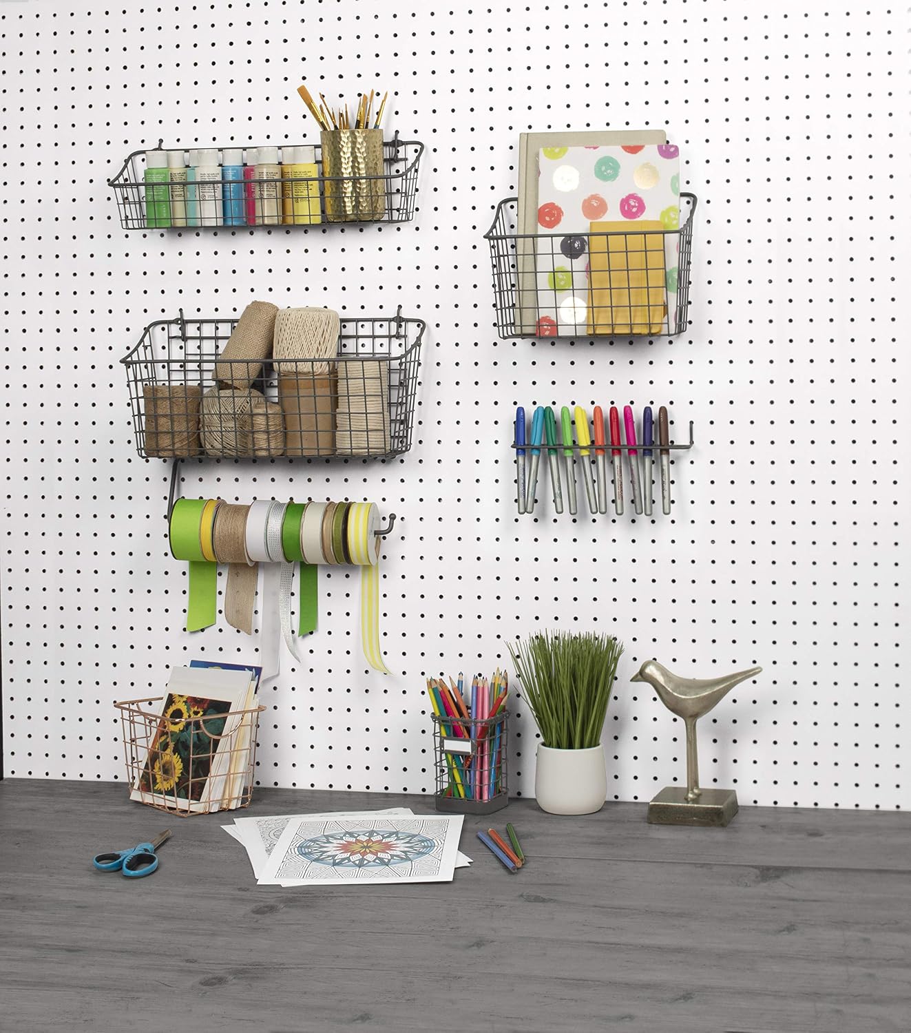 Detalle de Spectrum Diversified Pegboard Basket 10 x 5 x 7