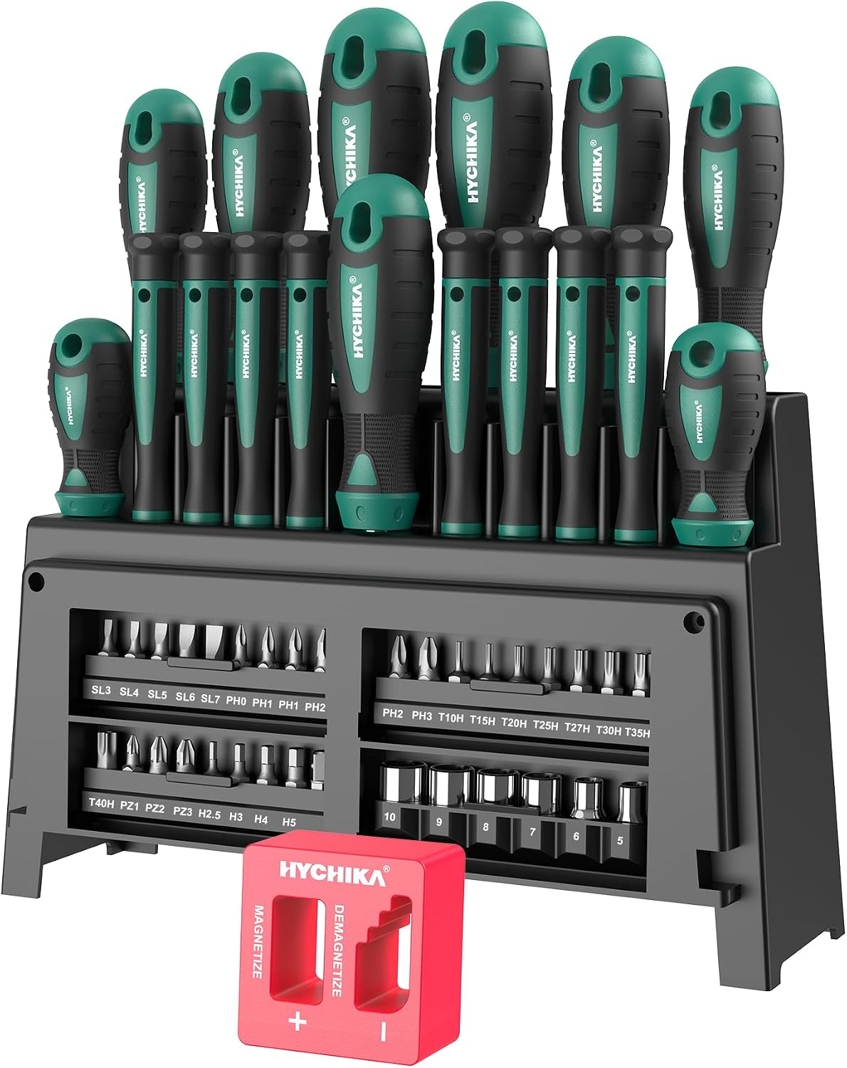 Thumbnail 6 de HYCHIKA 30 pcs Kit Tournevis Magnétique – Ensemble CR-V pour DIY et meubles