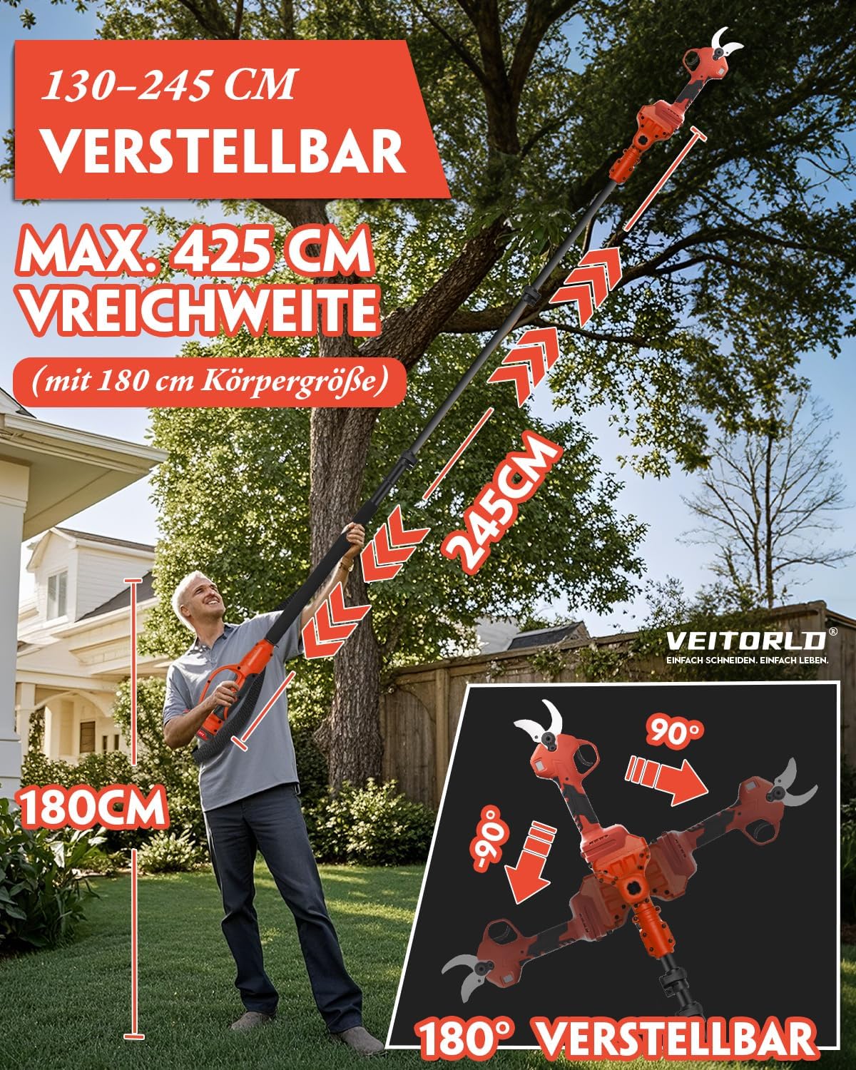 Thumbnail 4 de Veitorld Astschere Teleskop 40 mm