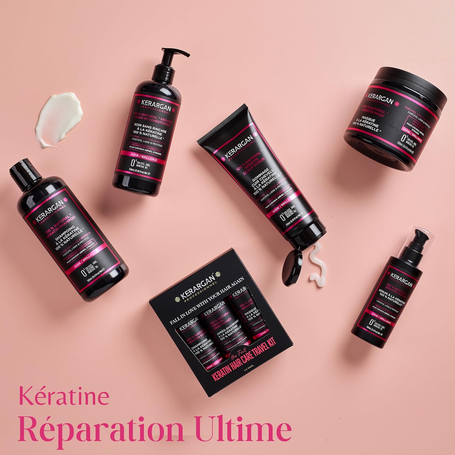 Thumbnail 6 de Kerargan Duo Ultra Réparateur Shampoing & Masque à la Kératine – 2x500 ml