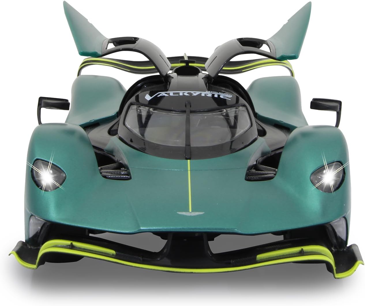 Detalle 1 de JAMARA Aston Martin Valkyrie AMR Pro 1:14 – ciemnozielony samochód RC z LED