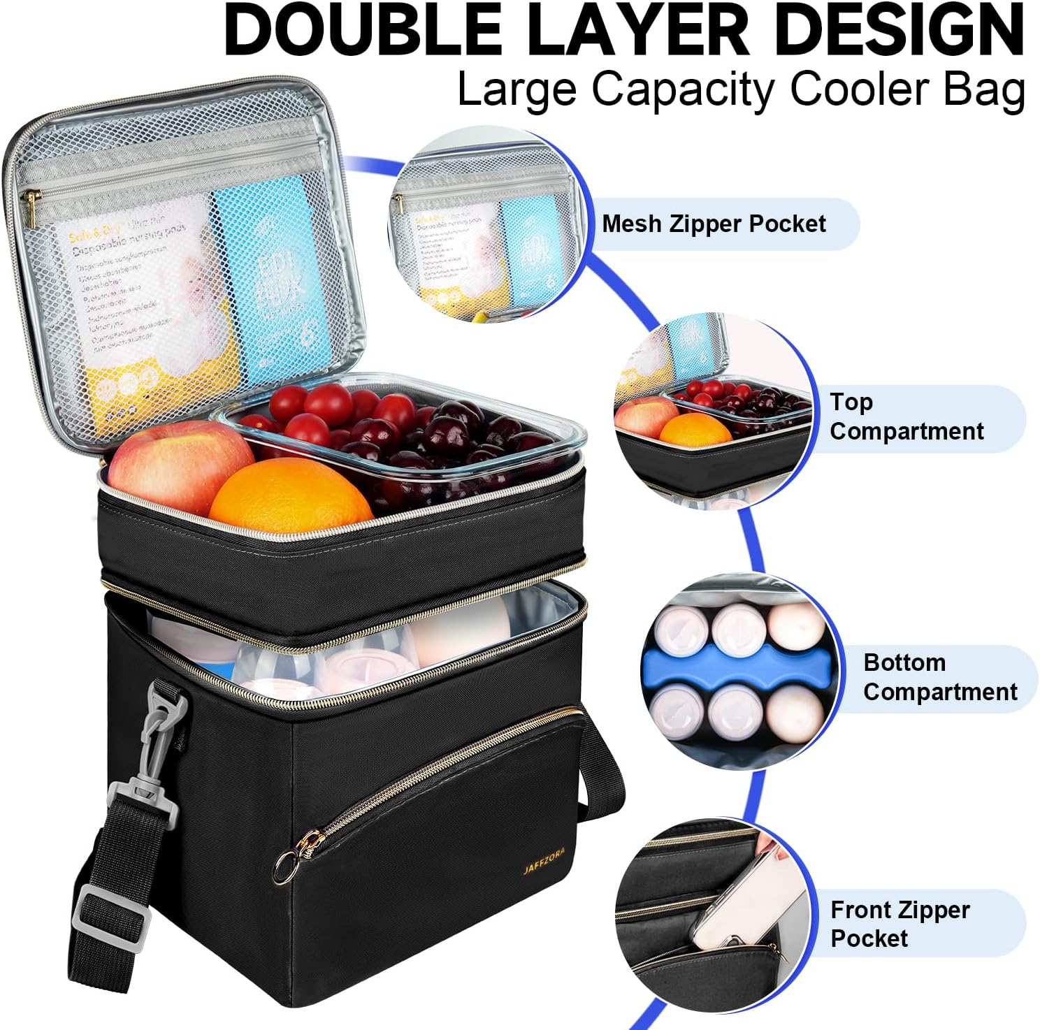Detalle de Breastmilk Cooler Bag, 6-Bottle Capacity