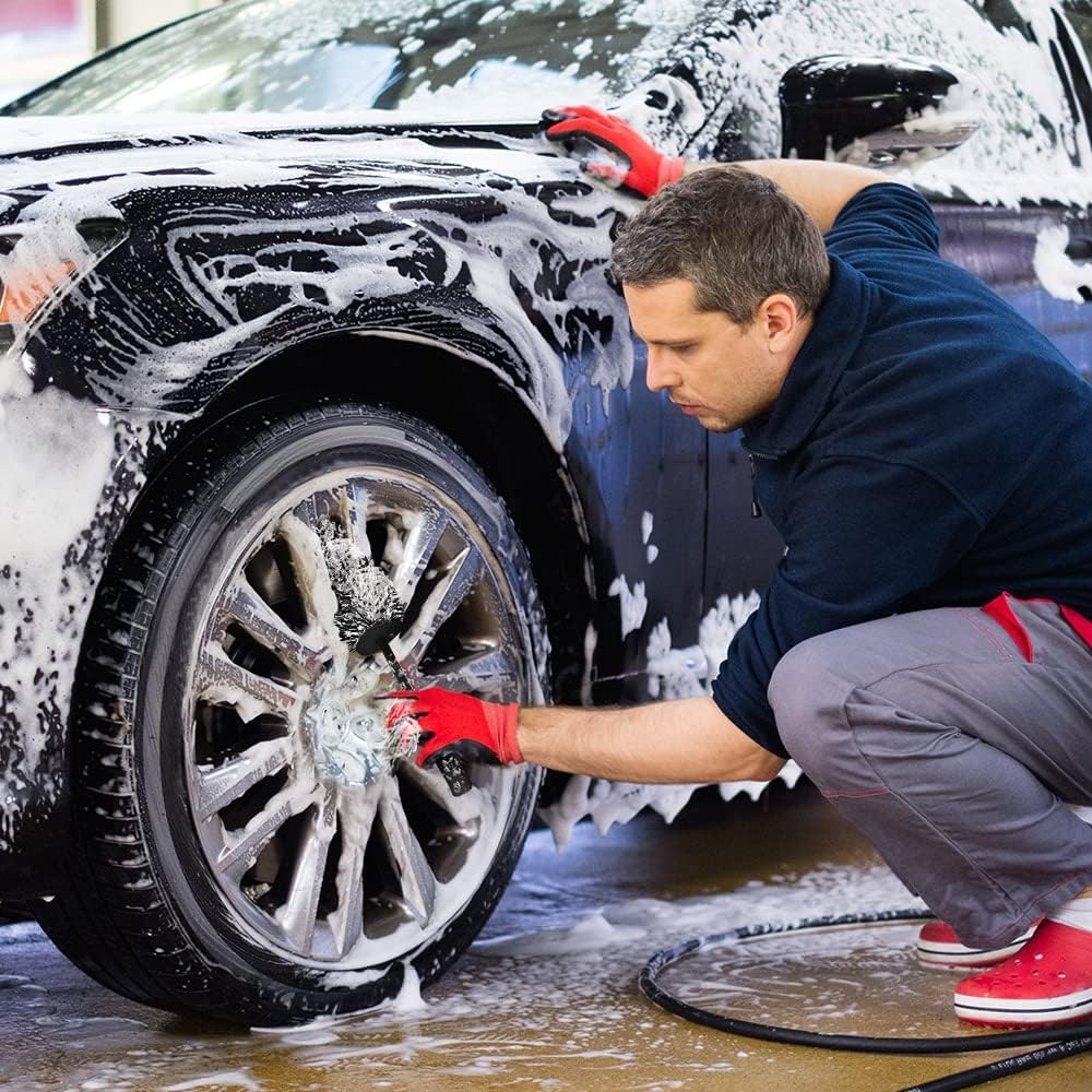Thumbnail 6 de URAQT Spazzola cerchi auto 40 cm 🧽