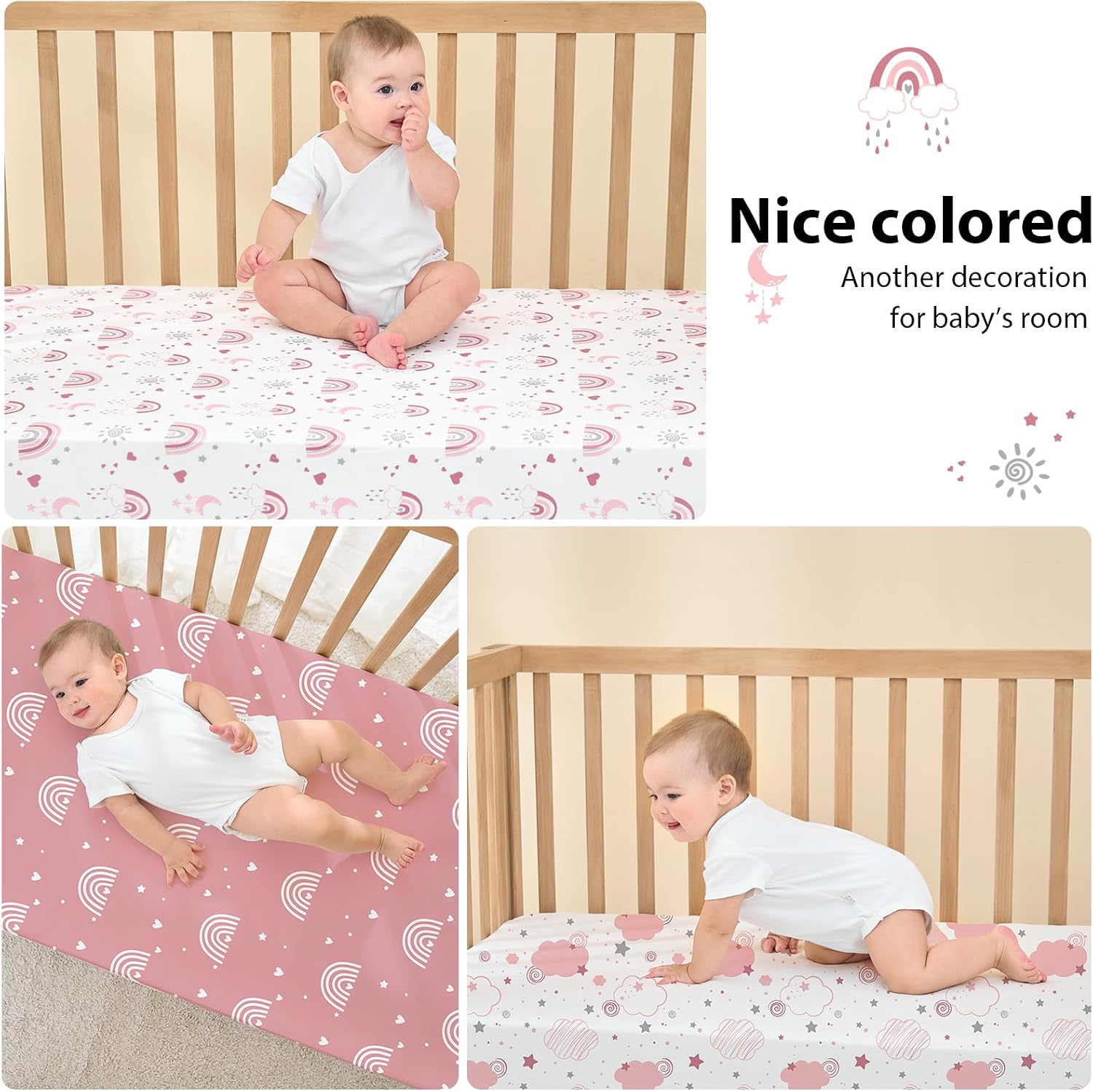 Thumbnail 5 de FIEMOL Cot Bed Sheets 140x70cm