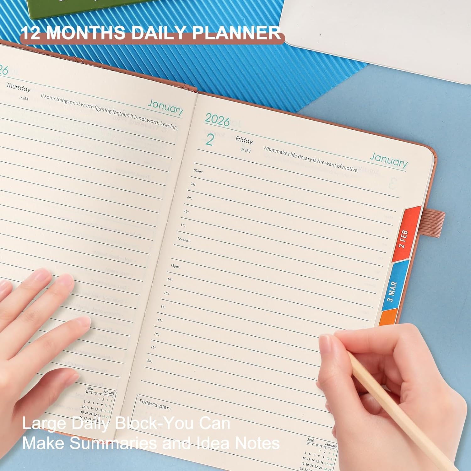 Thumbnail 3 de Academic Diary 2026 A5 daily planner 📔