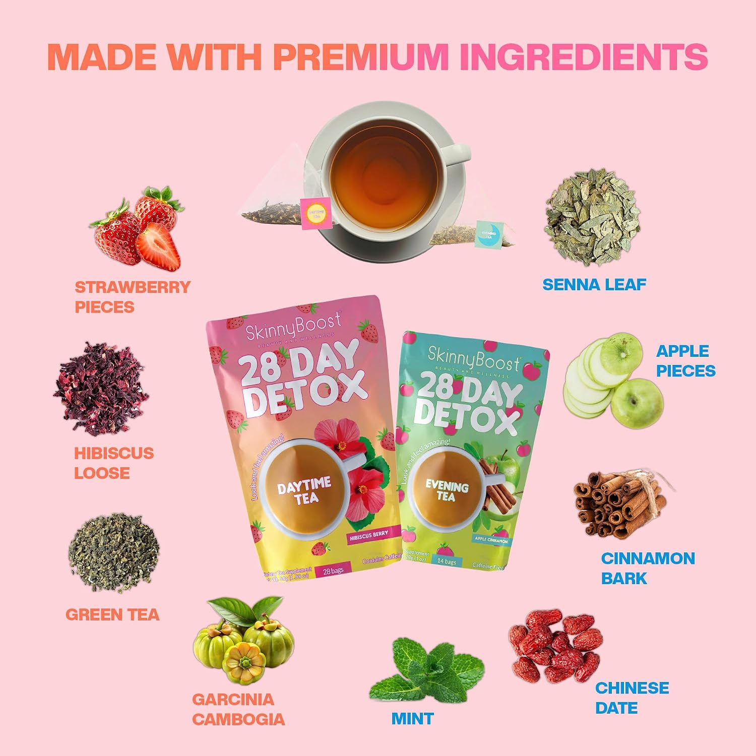 Detalle 2 de SkinnyBoost Detox Tea Kit 2-Pack