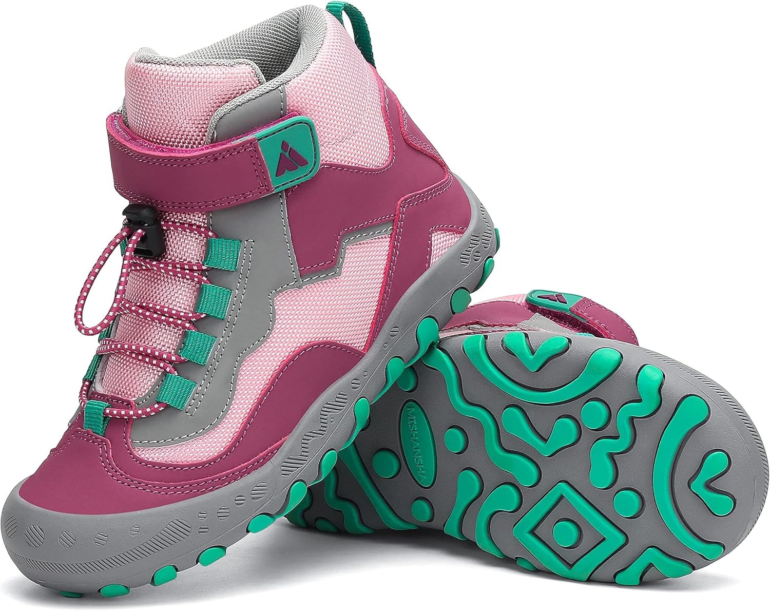 Thumbnail 6 de Mishansha Kinder-Wanderschuhe rutschfest & leicht – Trekkingstiefel für Jungen und Mädchen (Gr. 24–38)