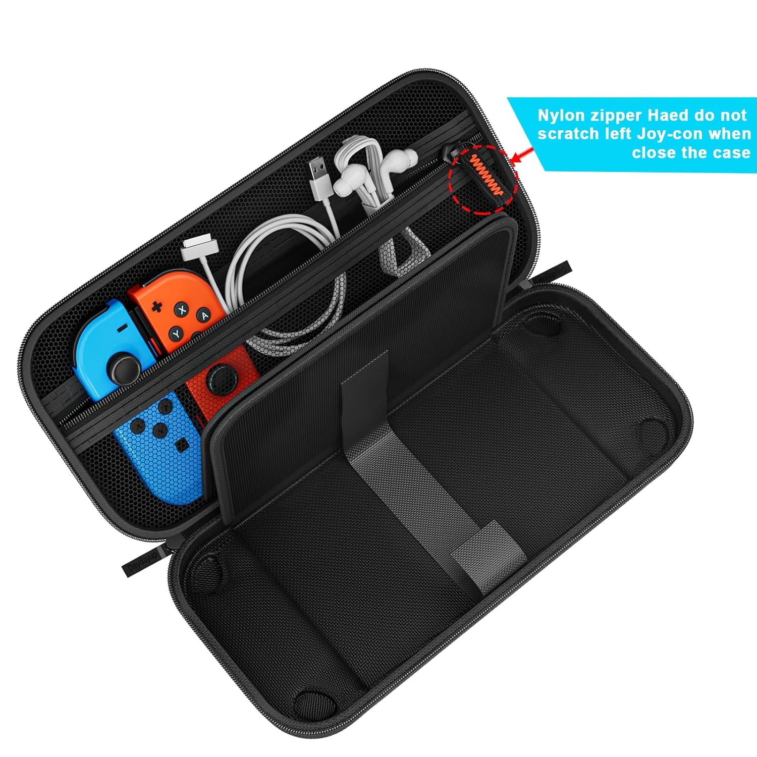 Detalle 2 de daydayup Tasche Switch Hülle 20 Spiele