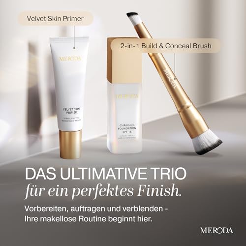 Thumbnail 7 de MERODA Changing Foundation SPF 15 – Farbwechselnde Foundation für reife Haut