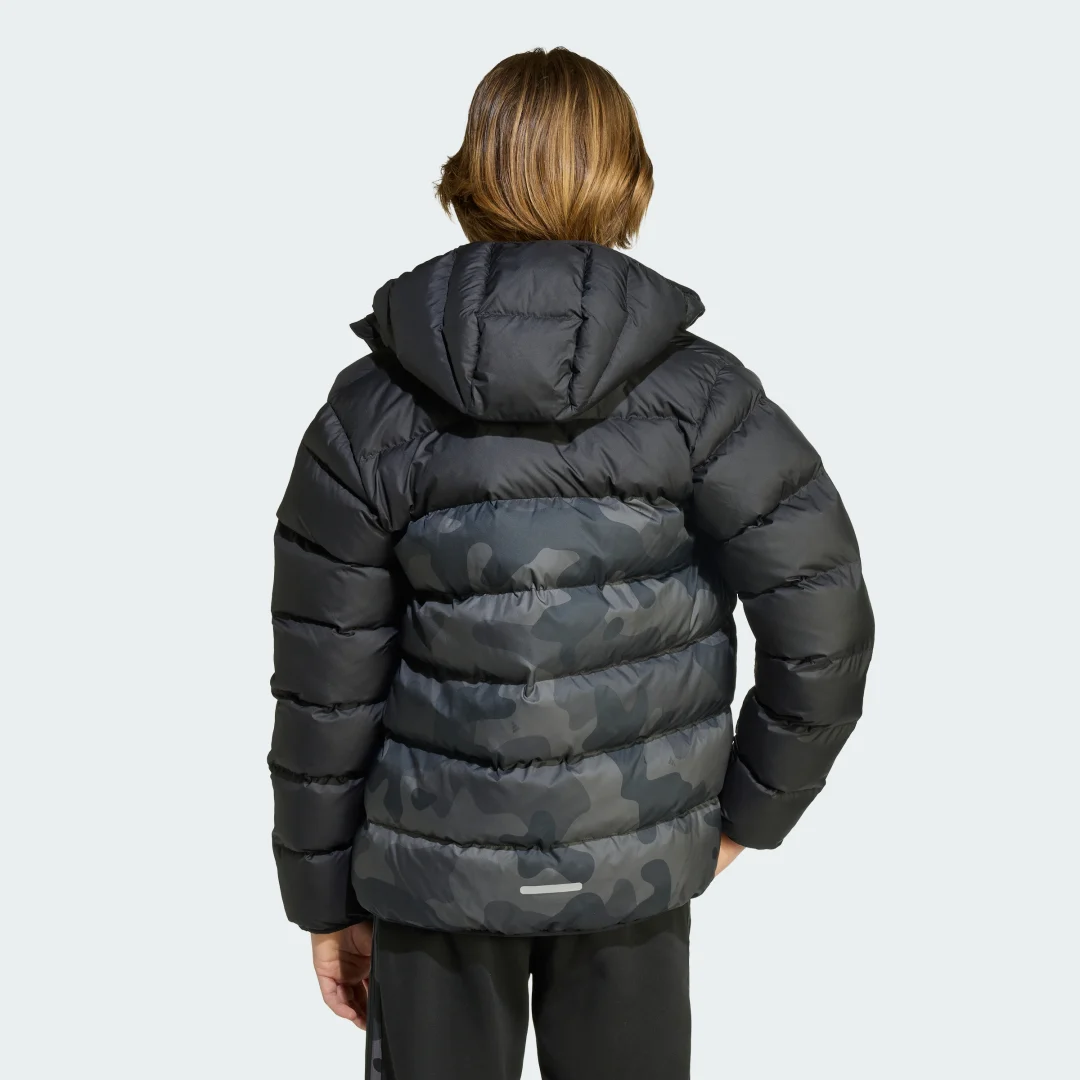 Thumbnail 3 de Adidas Anorak de plumón sintético con estampado integral — Negro