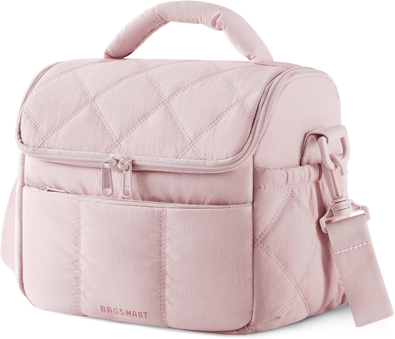 Imagen de BAGSMART Insulated Lunch Bag for Women — Cute Quilted Tote, Lightweight, Waterproof & Reusable en OfertitasTOP