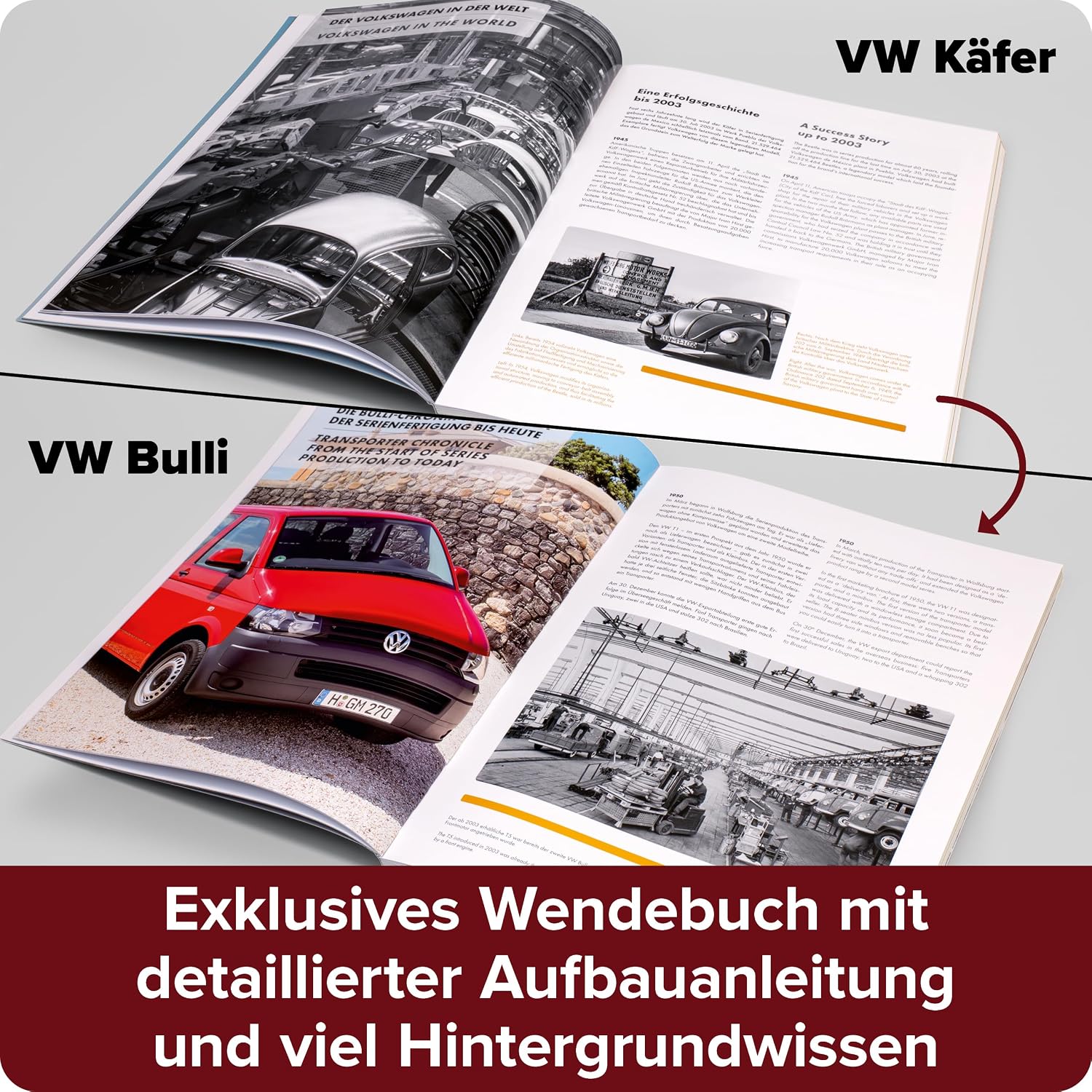 Detalle de FRANZIS 67308 Volkswagen VW 4-Zylinder Boxermotor 1:4 – Transparentes Funktionsmodell mit Soundmodul
