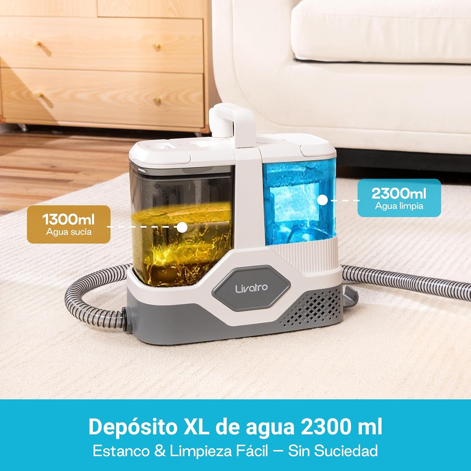 Thumbnail 3 de Livatro aspiradora de agua tapicería 600W 16kPa