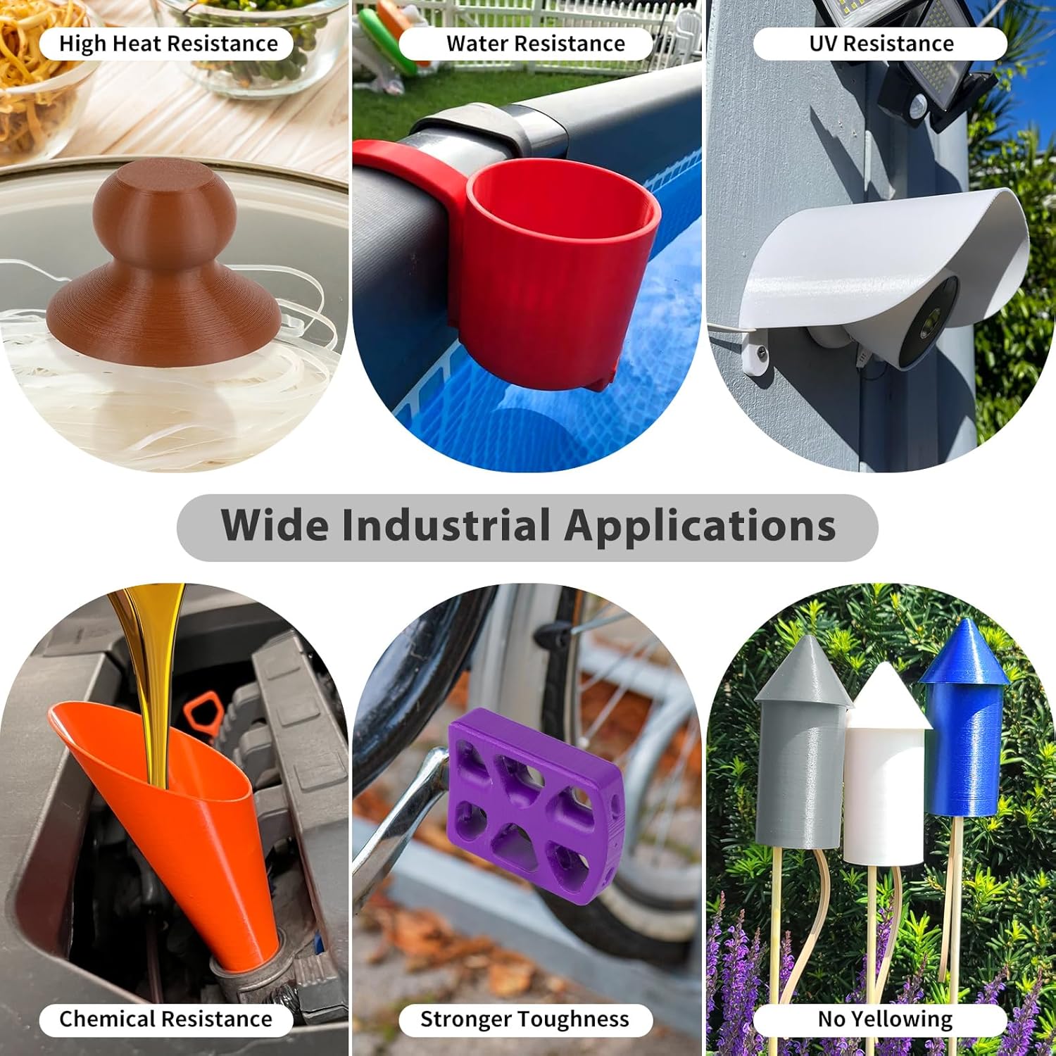 Thumbnail 4 de iSANMATE ASA Filament 1.75mm – Premium Außenmaterial mit Anti-UV Schutz, Blau, 1 kg